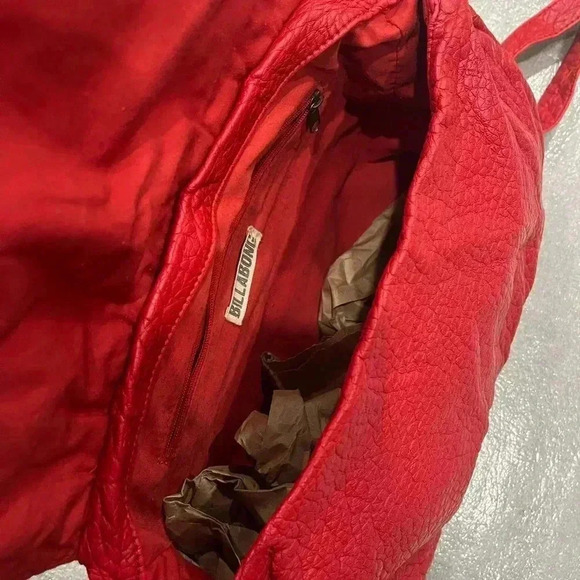 Billabong Red Leather Crossbody  Handbag - Picture 7 of 9